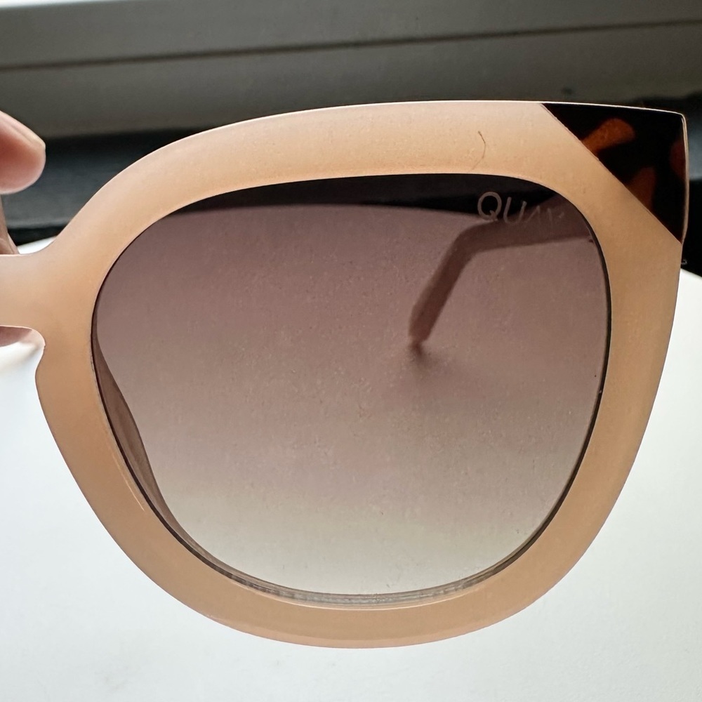 🌸QUAY🌸 Noosa Pink/Brown Cat Eye Sunglasses - Picture 12 of 13